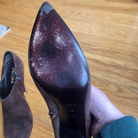 PRADA Suede Ankle bootie - Picture 5 of 6